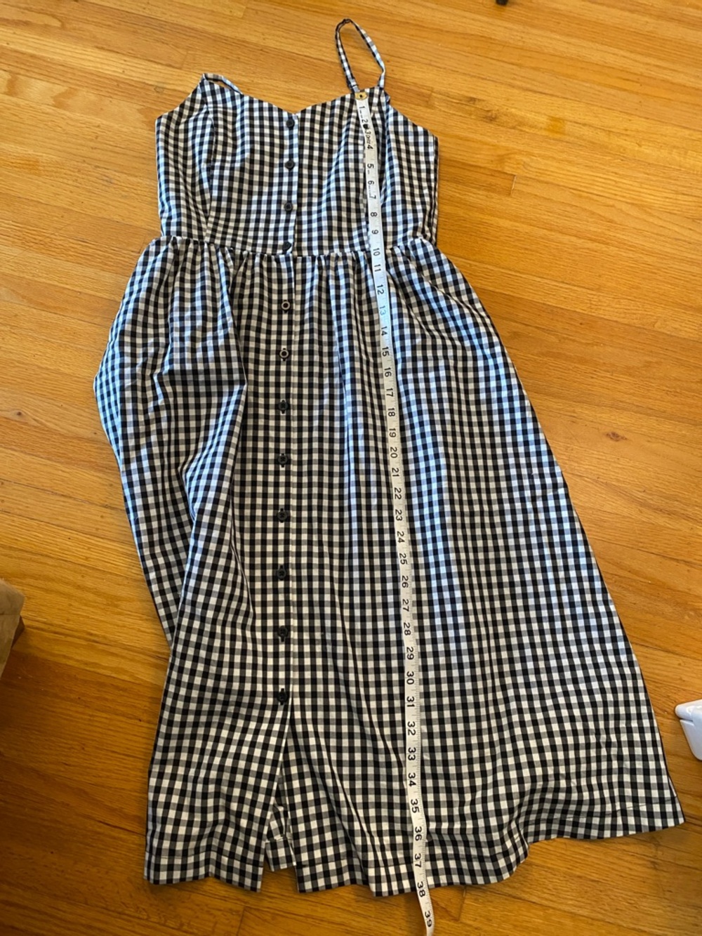 Reitmans Black and White Gingham Button-Front Sundress - Picture 9 of 12